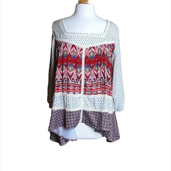 Freeway Tops - Freeway Brand Boho Top,NWT